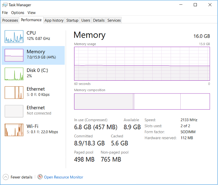 Windows Memory