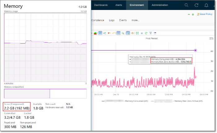 Windows 10 Memory with vROPs