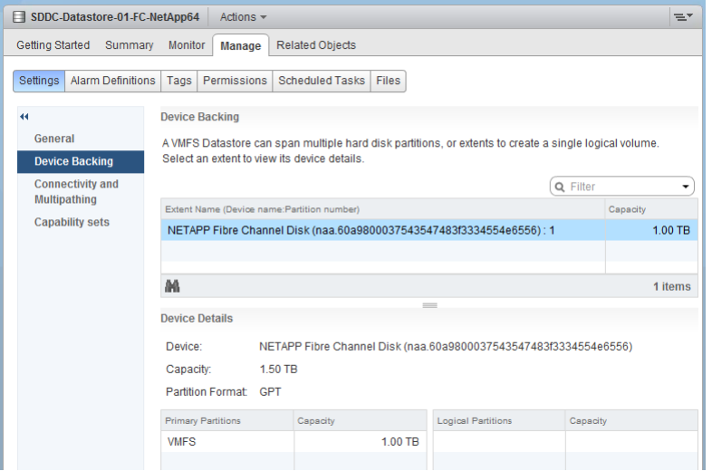 NetApp device