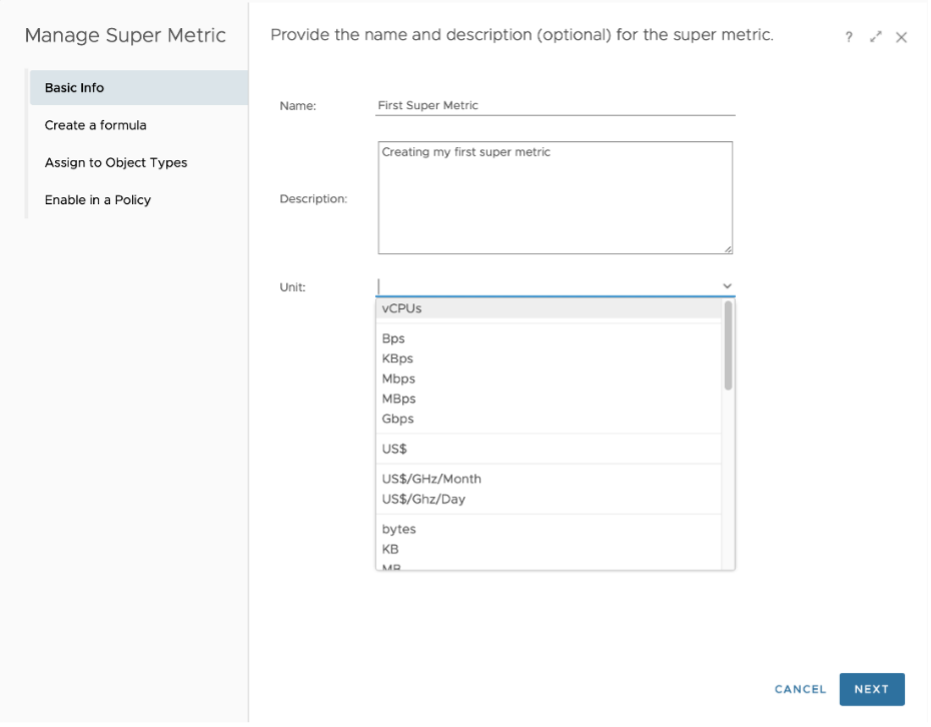 New Super Metric