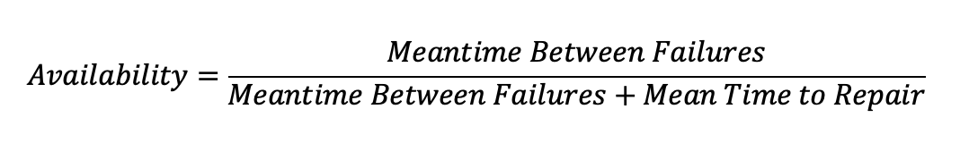 MTBF equation